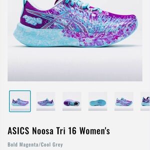 ASICS Noosa Tri 16 Women's Shoes - Purple and Blue